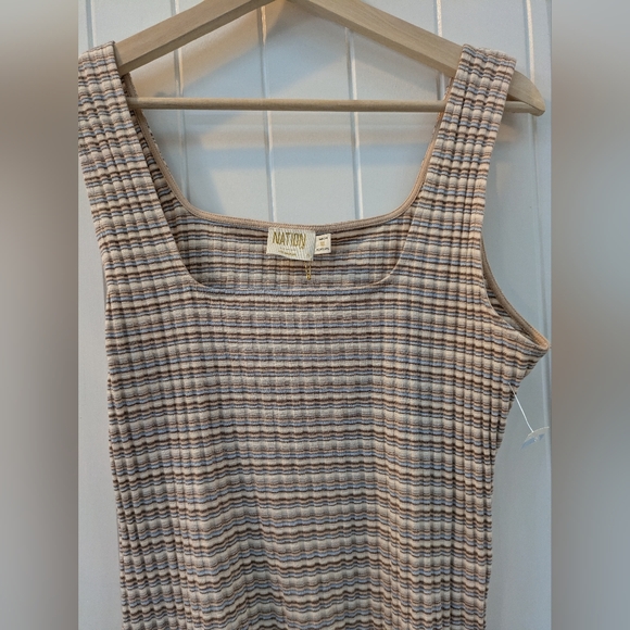 New!! Nation LTD Babs Square Neck Tank -Layer Cake NWT - Picture 7 of 7